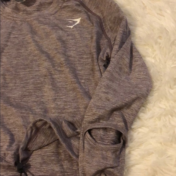 Gymshark draw cord  crop top - Picture 4 of 6